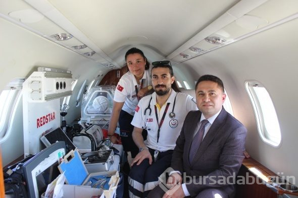 Ambulans uçaklar 9 yılda 13 bin 237 hasta taşıdı
