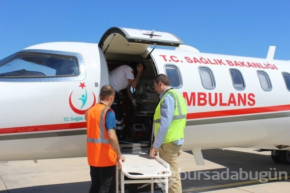Ambulans uçaklar 9 yılda 13 bin 237 hasta taşıdı

