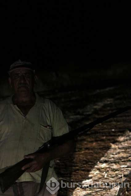 Bir yıllık emeğe tüfekli koruma
