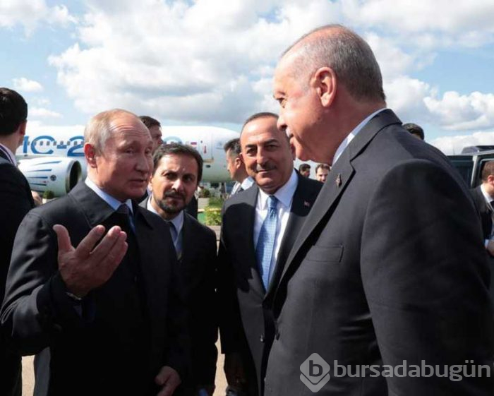Başkan Erdoğan ve Putin fuar alanını birlikte inceledi
