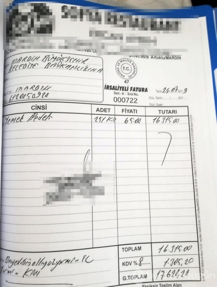 Görevden alınan Ahmet Türk 3 ayda çay, kahve, fındık fıstık ve yemeğe 300 bin lira harcamış
