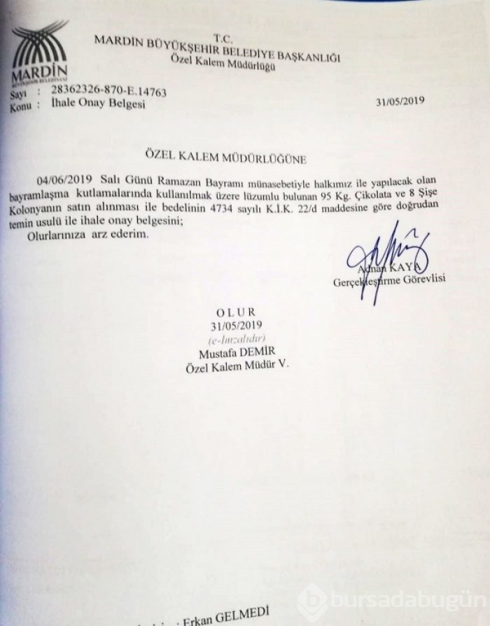 Görevden alınan Ahmet Türk 3 ayda çay, kahve, fındık fıstık ve yemeğe 300 bin lira harcamış
