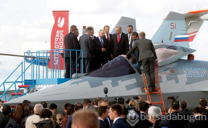 İşte Başkan Erdoğan'ın incelediği SU57 uçağının özellikleri
