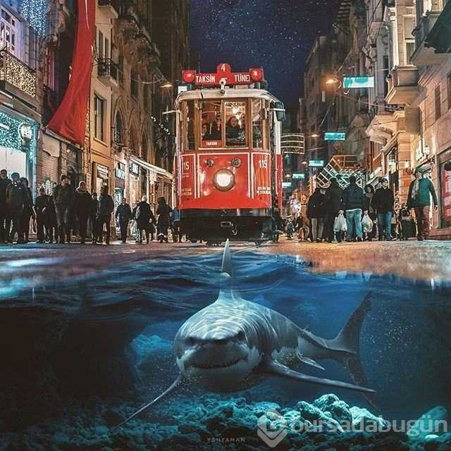 İstanbul'u hiç böyle görmediniz
