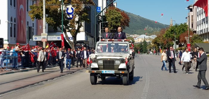 30 Ağustos Zafer Bayramı Bursa'da coşkuyla kutlandı