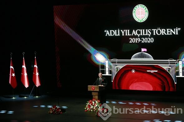 Cumhurbaşkanı Erdoğan'dan Adli Yıl Açılış Töreni'nde önemli mesajlar