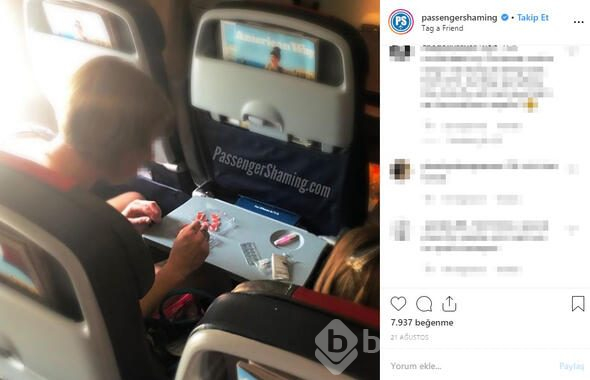 Uçakta 'iğrenç' olay! Sosyal medya yıkıldı