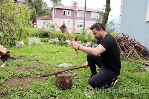 Köyünde huzur buluyor
