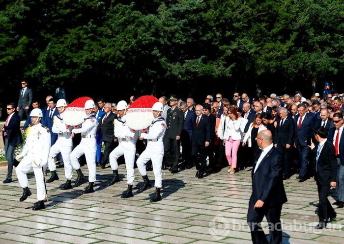 CHP heyetinden Anıtkabir'e ziyaret