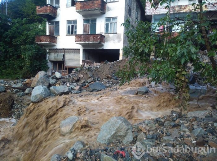 Trabzon'da şiddetli yağış