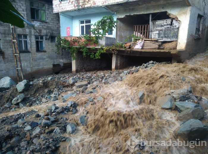 Trabzon'da şiddetli yağış