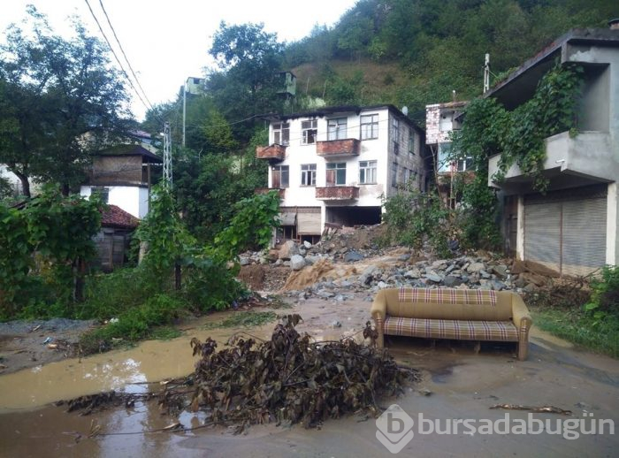 Trabzon'da şiddetli yağış