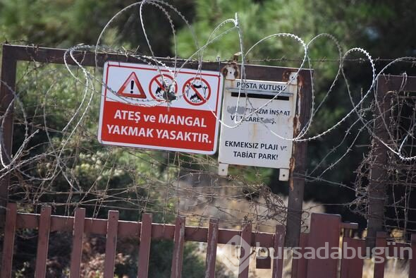 Plaj kapatıldı,habersiz olanlar kapıdan döndü