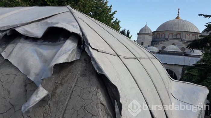 Sokullu'nun yaptırdığı külliyenin kubbe kurşunları çalındı