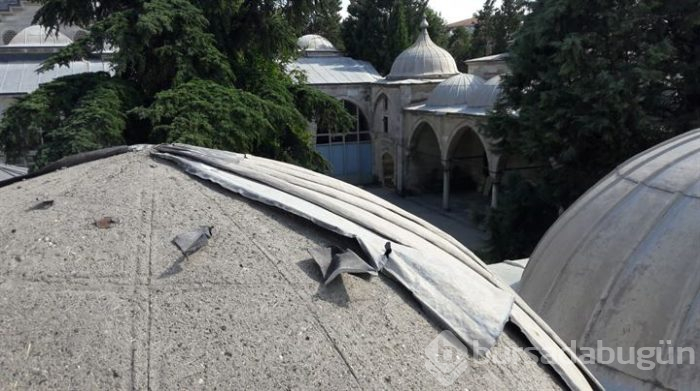Sokullu'nun yaptırdığı külliyenin kubbe kurşunları çalındı