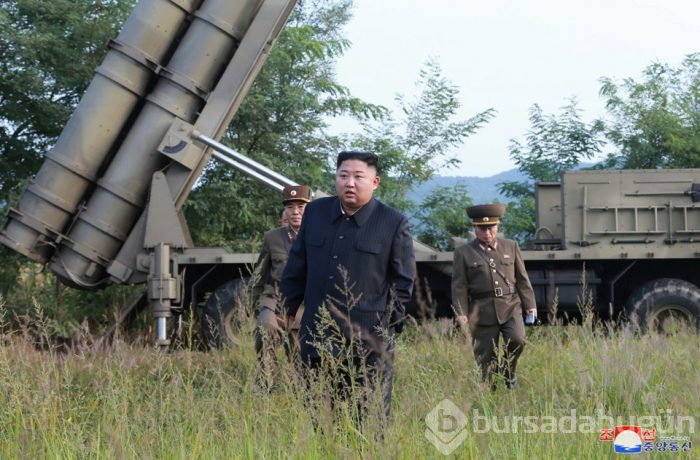 Kuzey Kore'den "süper büyük" çoklu sistemle füze denemesi!