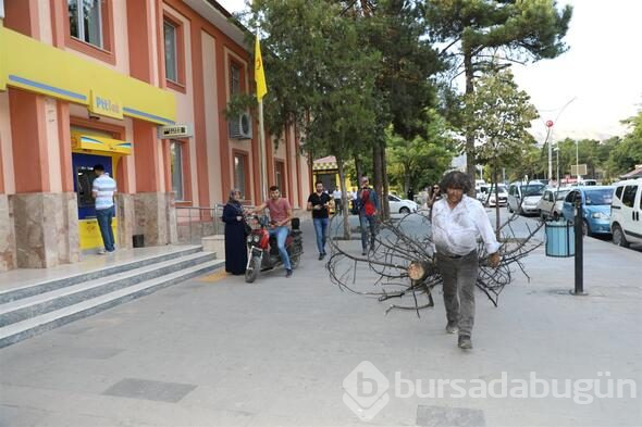 Erzincan'da dikkat çekmek için ilginç eylem