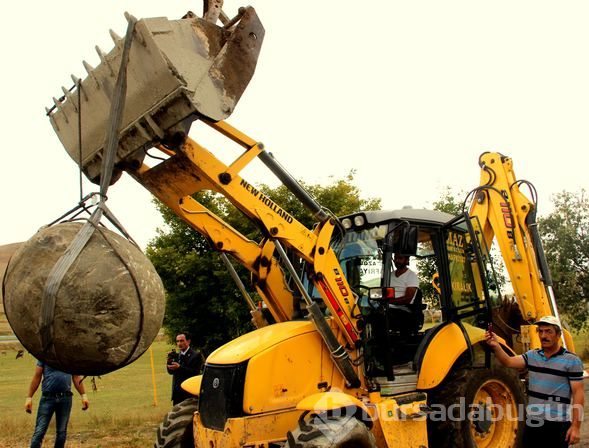 Moğolların mancınık güllesi 'Katapult' Erzurum'da bulundu