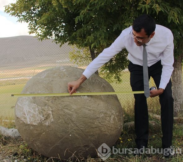 Moğolların mancınık güllesi 'Katapult' Erzurum'da bulundu