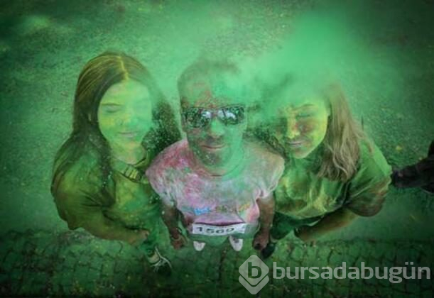 Bursa'da renkli koşu