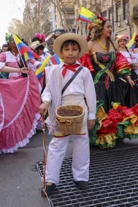 Arjantin'de renkli festival