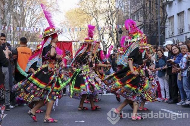 Arjantin'de renkli festival