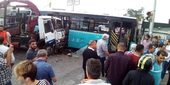 Ümraniye'de feci kaza