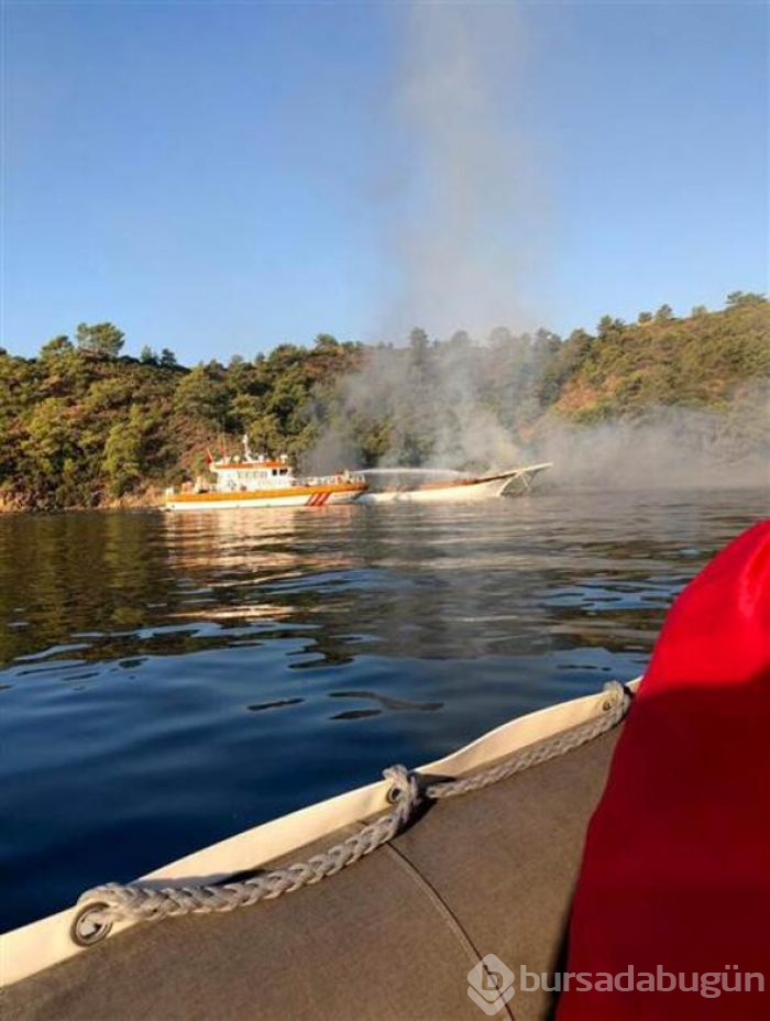 Yat alev aldı 
