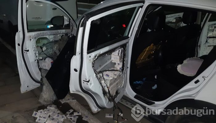 Araçlardan 7 bin paket kaçak sigara çıktı