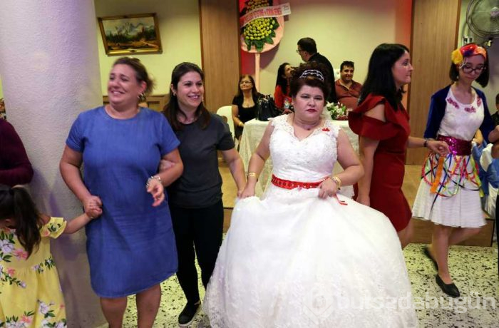 Engelli kızın gelinlik hayali gerçek oldu