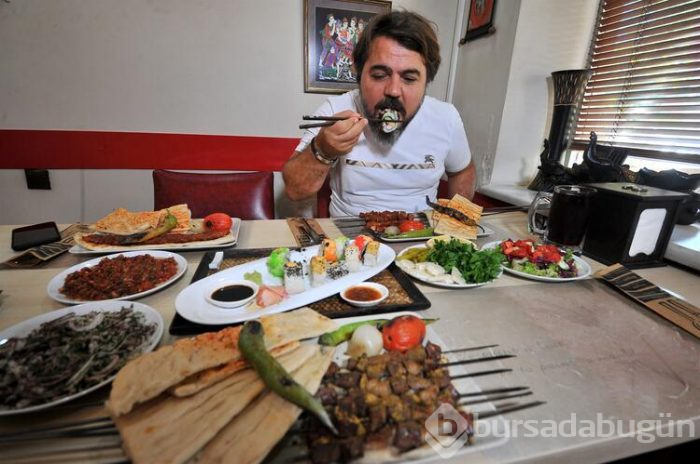 Suşi ile Adana kebabını aynı dükkanda birleştirdi
