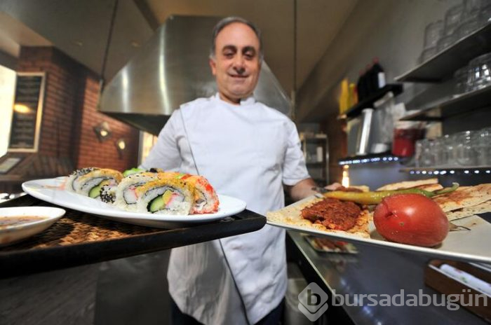 Suşi ile Adana kebabını aynı dükkanda birleştirdi