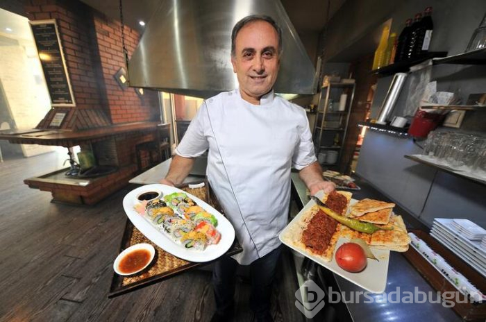 Suşi ile Adana kebabını aynı dükkanda birleştirdi