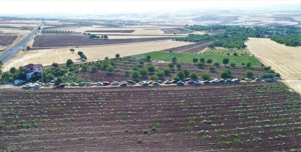 Bir evde 50 araç, gören şaşırıyor