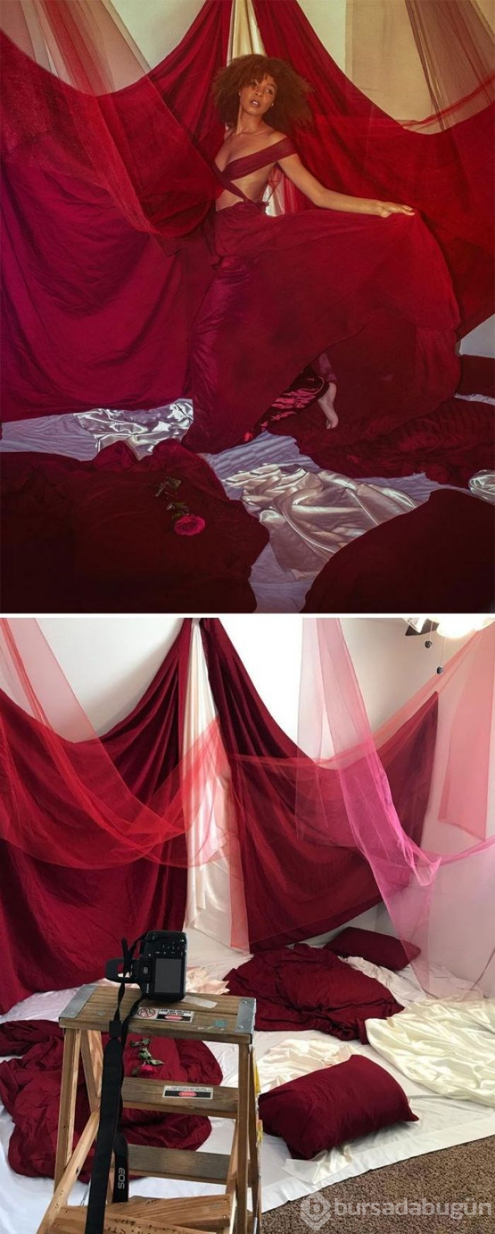 Mükemmel fotoğrafların kamera arkası
