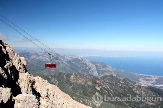 Tahtalı Teleferik ile 12 dakikada 2 bin 365 metreye