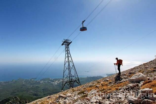 Tahtalı Teleferik ile 12 dakikada 2 bin 365 metreye