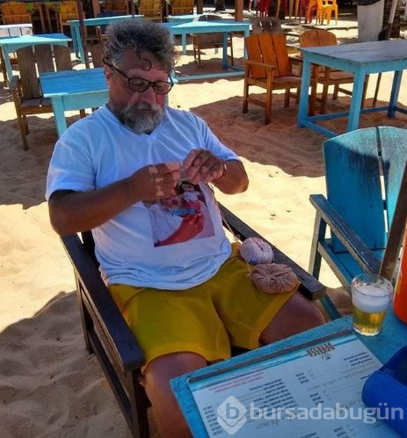 Vitiligo hastası dede torunu için bebek yaptı, ön yargıları yıktı!