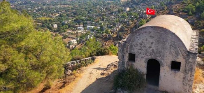 'Hayalet Köy'den eşsiz manzara!