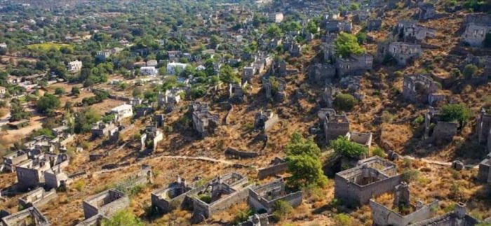 'Hayalet Köy'den eşsiz manzara!