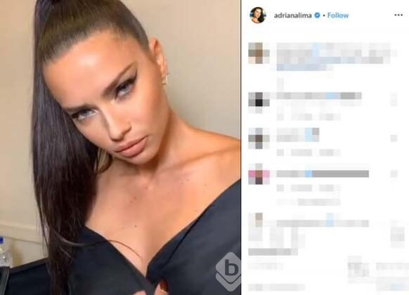 Adriana Lima verdiği pozla Instagram'ı salladı