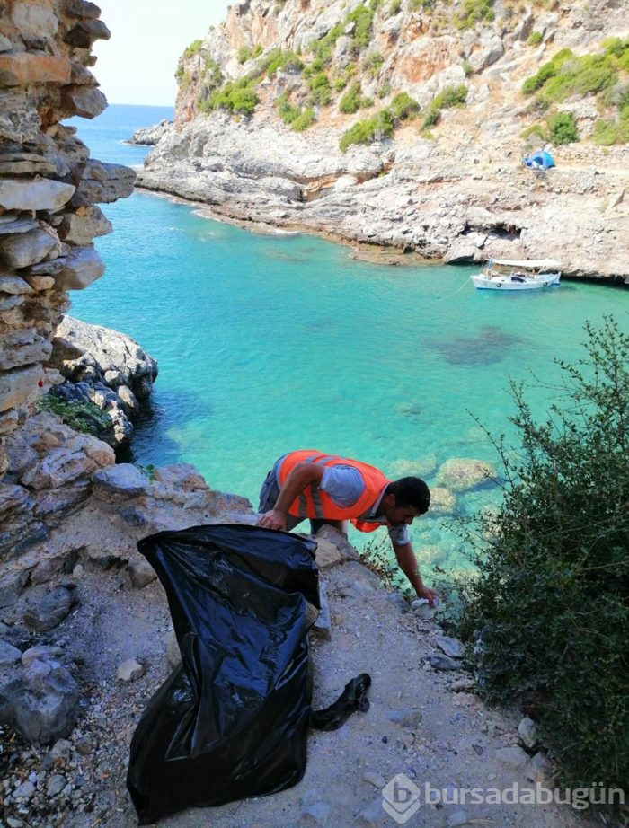 Alanya Aytap Antik Kent'inden 3 kamyon çöp çıktı