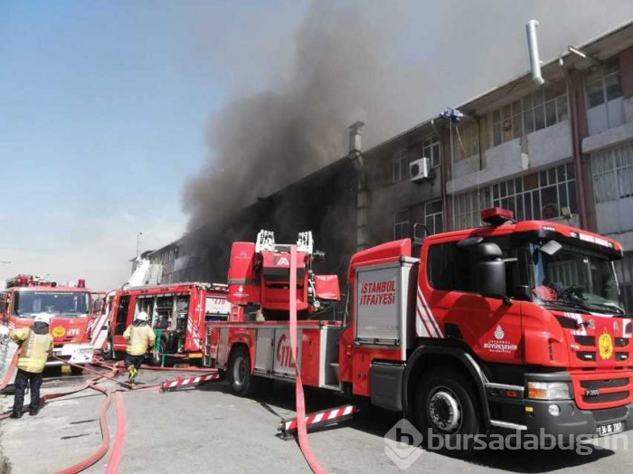 Başakşehir İkitelli Organize Sanayi Bölgesi'nde yangın