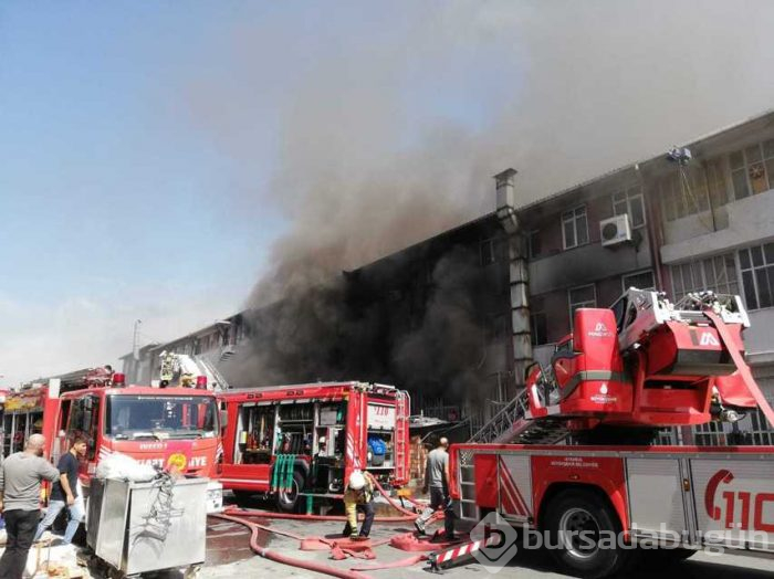 Başakşehir İkitelli Organize Sanayi Bölgesi'nde yangın