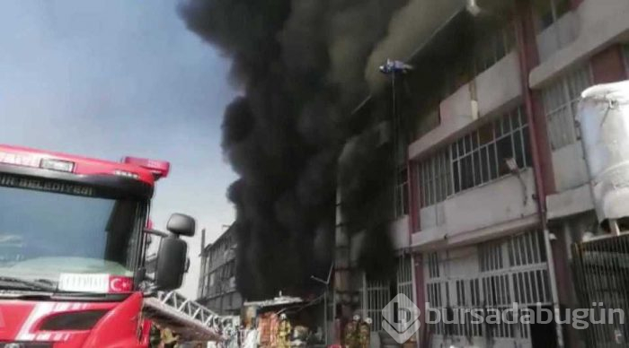 Başakşehir İkitelli Organize Sanayi Bölgesi'nde yangın