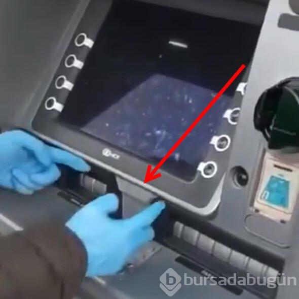 ATM'den para çekerken dikkat edin!