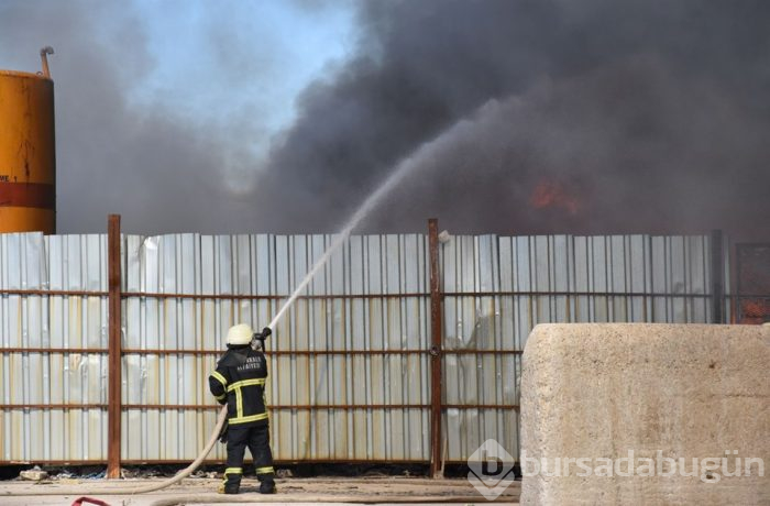 Kırıkkale'de fabrika yangını