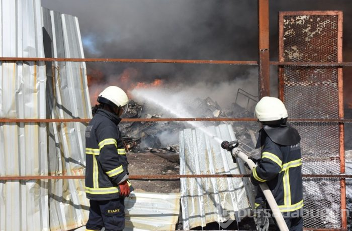 Kırıkkale'de fabrika yangını