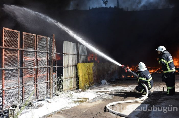 Kırıkkale'de fabrika yangını