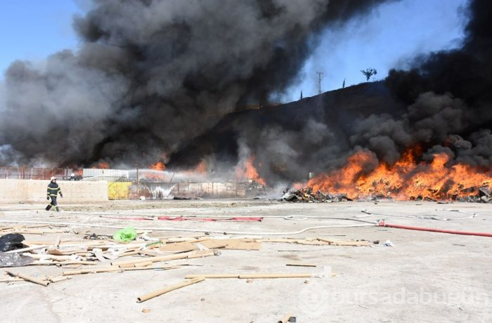 Kırıkkale'de fabrika yangını